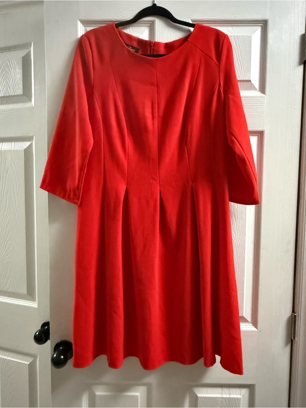 AGB Dress Red Pleated Dress Size 16